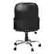 High Living Tyche Leatherette Medium Back Black Office Chair