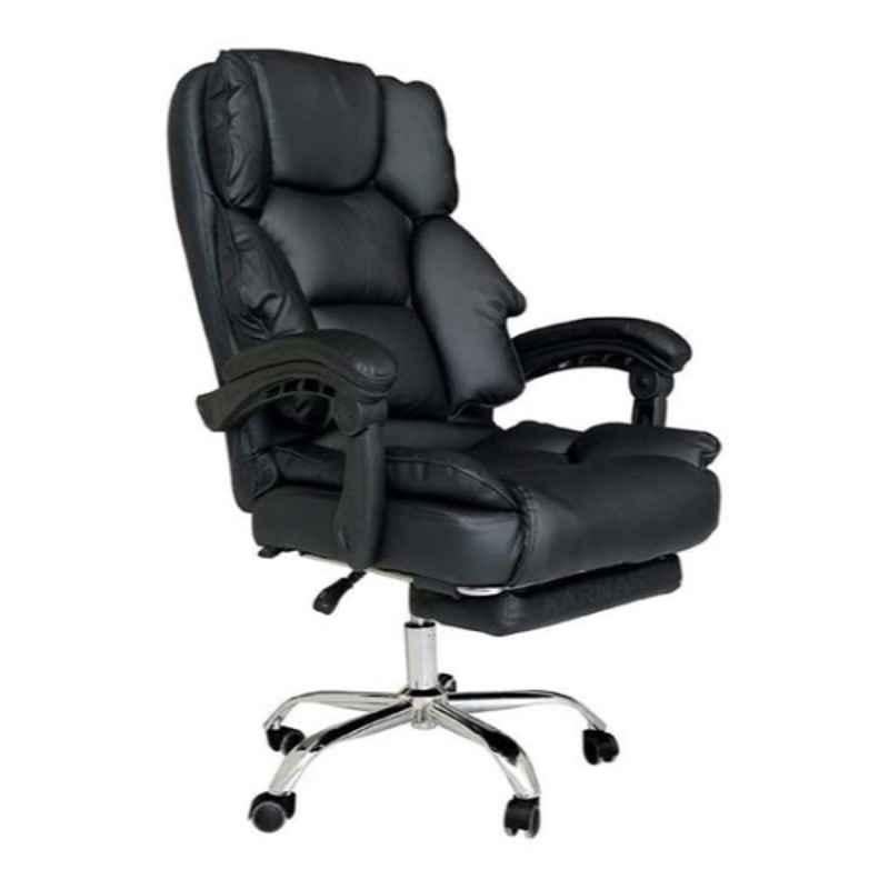Karnak 10 kg 48x90x50cm PU Leather & Foam Black Executive Office Chair, KC90