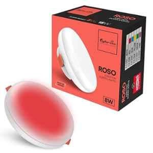 Fybros Roso 8W Polycarbonate Red Round Junction LED Downlight, FLS5338A