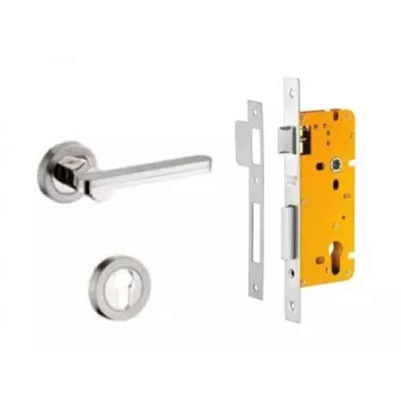 Dorset ML Series Art Stainless Steel Door Handle Lock Set with (Pack of 3)