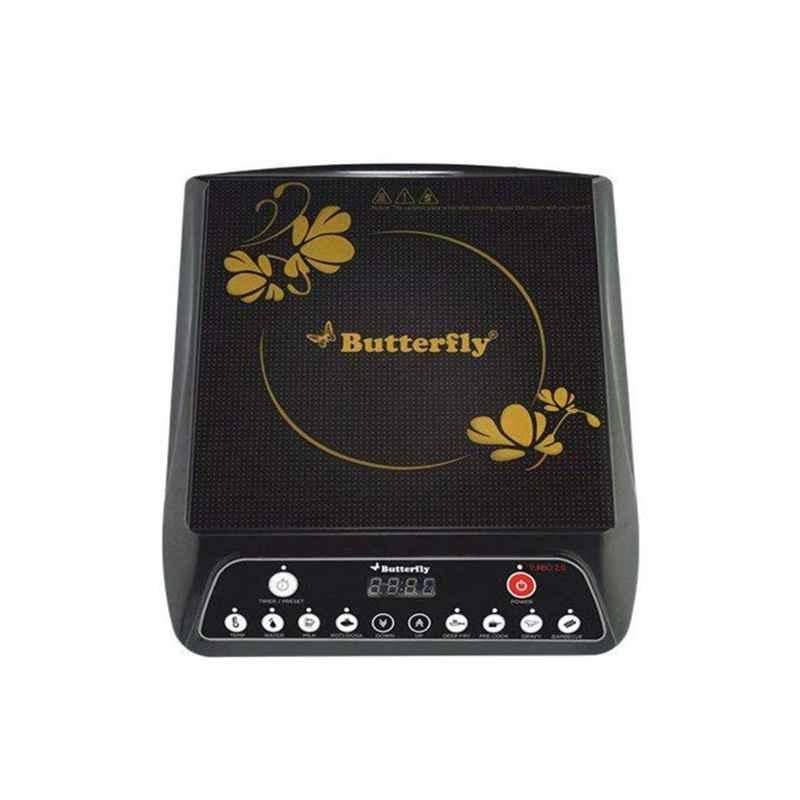 Butterfly Turbo Touch 1800W ABS Black Induction Cooktop