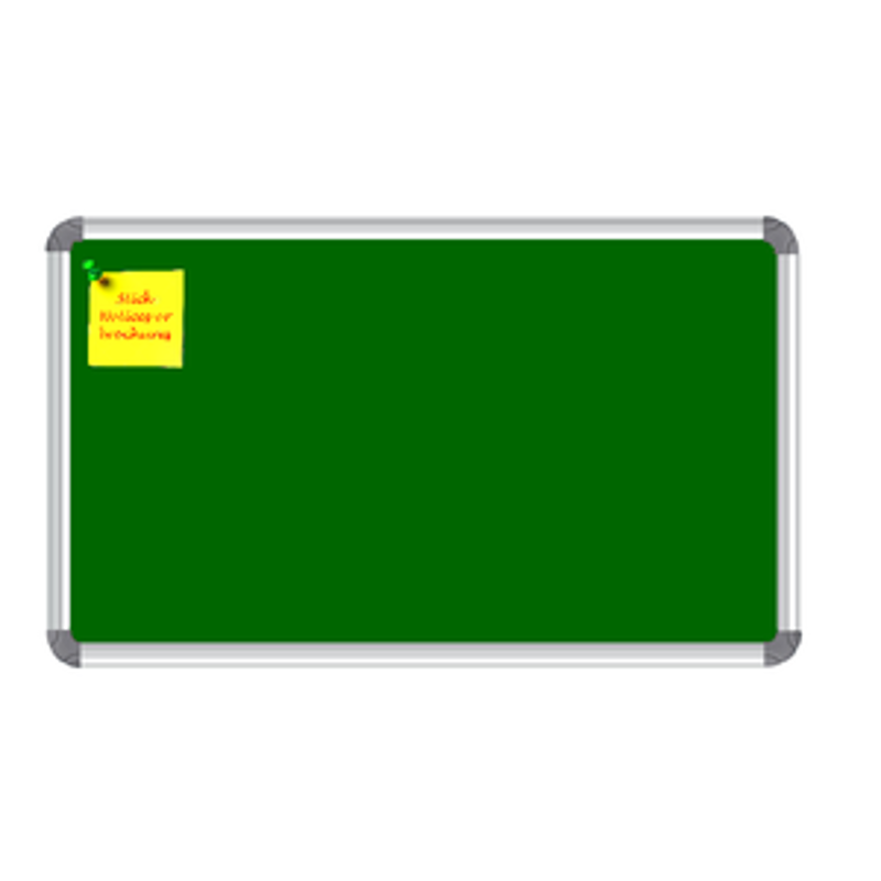 Nechams Notice Board Deluxe Combo Color Green NBGRN43UF