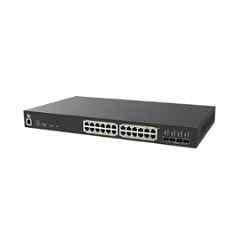 HFCL 24 Port PoE+ L2 Managed Ethernet Switch, HSP-IO-24GE4XS-C1PA