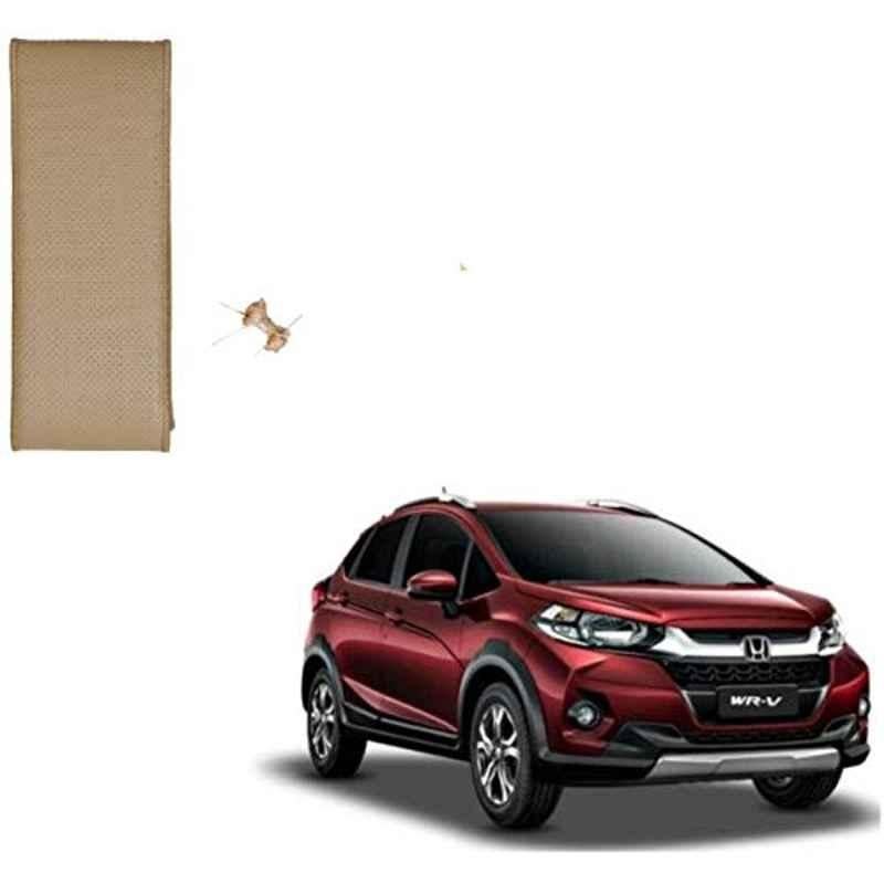 Kozdiko Faux Leather Beige Stitchable Steering Wheel Cover for Honda WRV