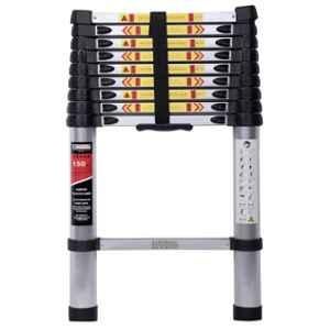 Aardwolf Quickfit 10 Step 9.5ft  Heavy Duty Aluminium Foldable Telescopic Ladder, AQT-029