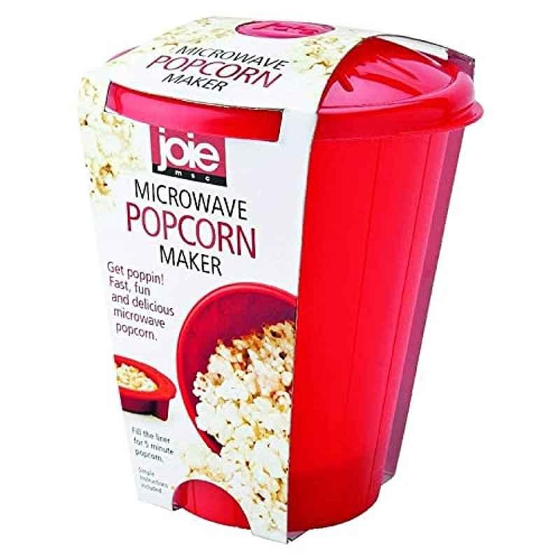 Joie Plastic Red Microwave Popcorn Maker, 14001