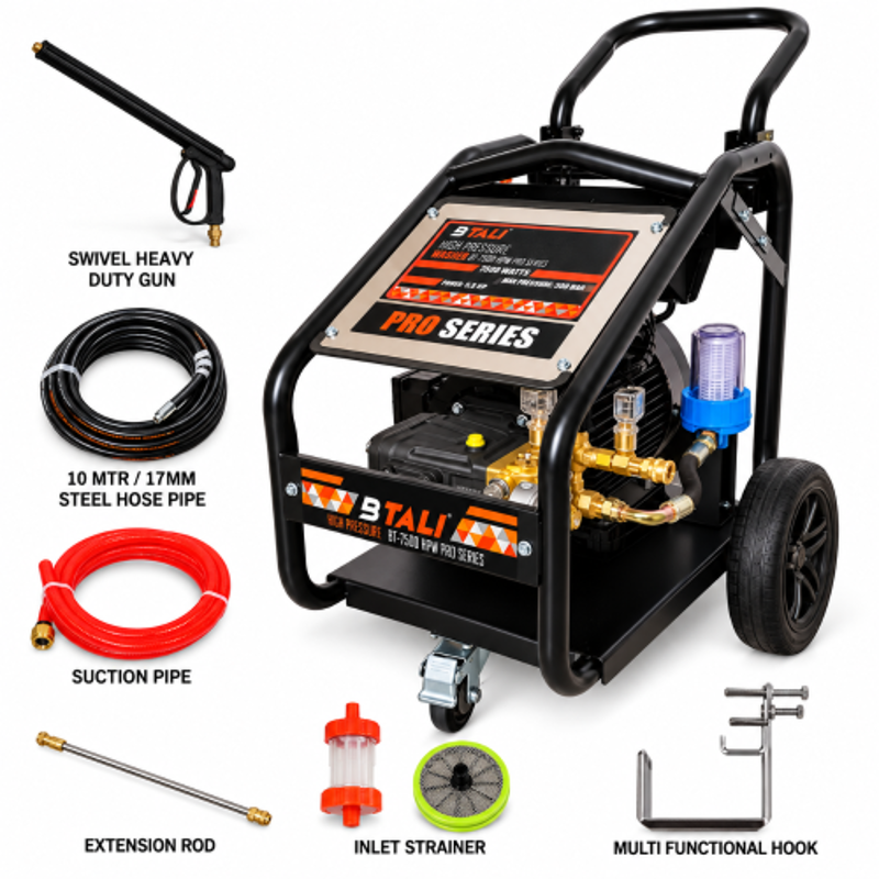 Btali Pro 7500W 300bar 15lpm High Pressure Car Washer, BT 7500 HPW