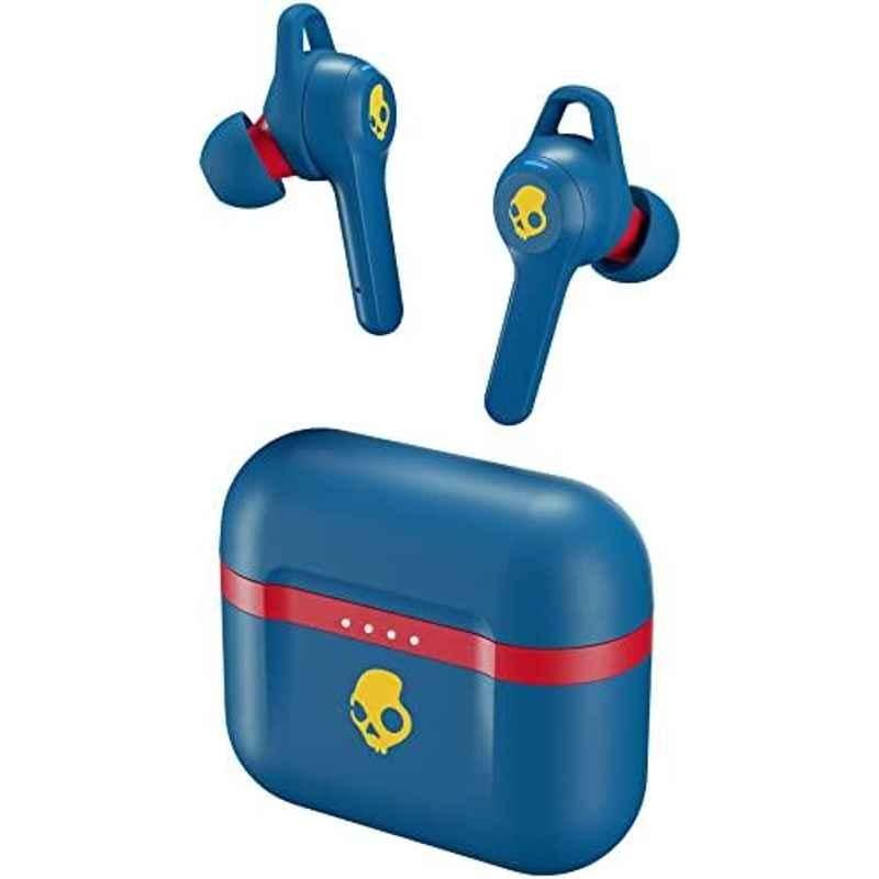 Skullcandy Indy Evo True Blue Wireless Earbuds with Charging Case, S2IVW-N745