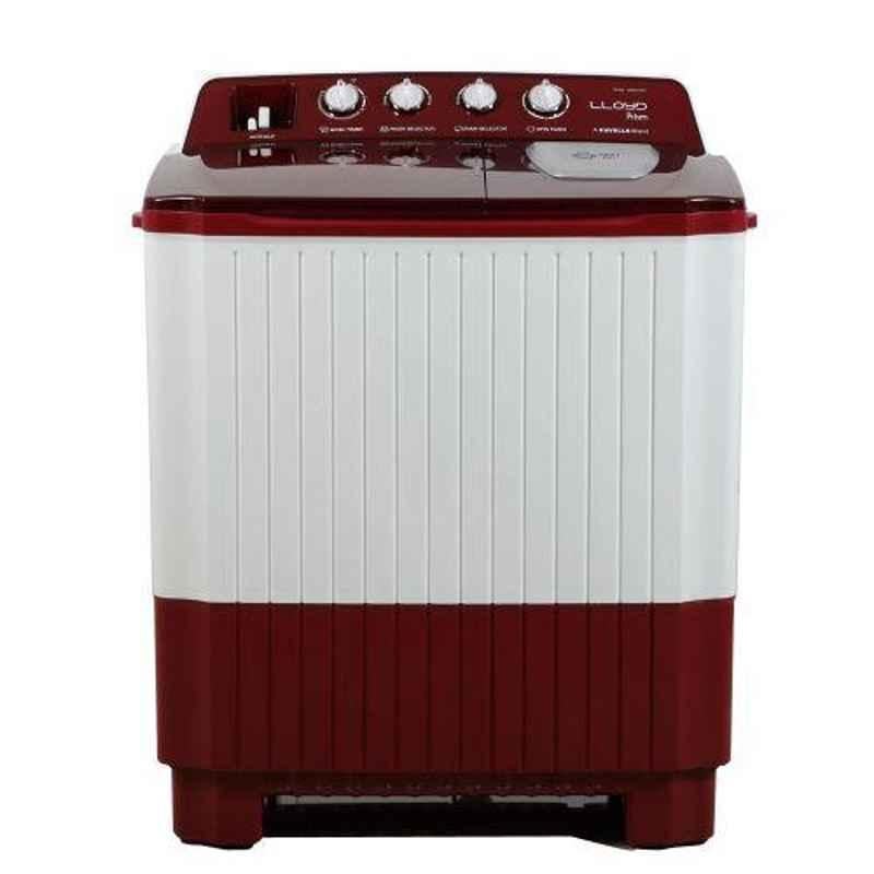 Lloyd Prism 7kg Red Semi Automatic Top Load Washing Machine, LWMS70RM1