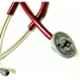 PSW Aluminum Burgundy Tubing Stethoscope, PSW014