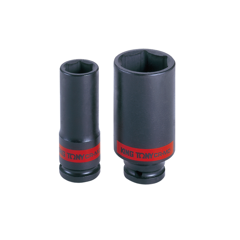 King Tony 1/2 inch 1-1/8 Inch Hexagon Deep Impact Socket, 443536S