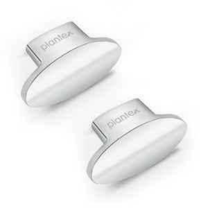 Plantex Knobs for Drawer/Small Drawer Knobs/Knobs for Cabinets/Pull-Push Knobs for Kitchen/Bedroom Drawer (Pack of 2) Oval, Chrome