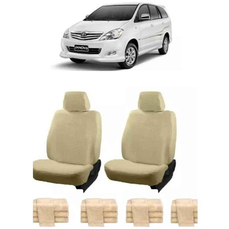 Oscar Beige Aut-Sn-4276 Towel 1 Pcs\\Set Toyota Innova Car Seat Cover