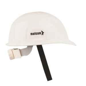 Mallcom Jasper II HDPE White Ratchet Safety Helmet, Size: Free