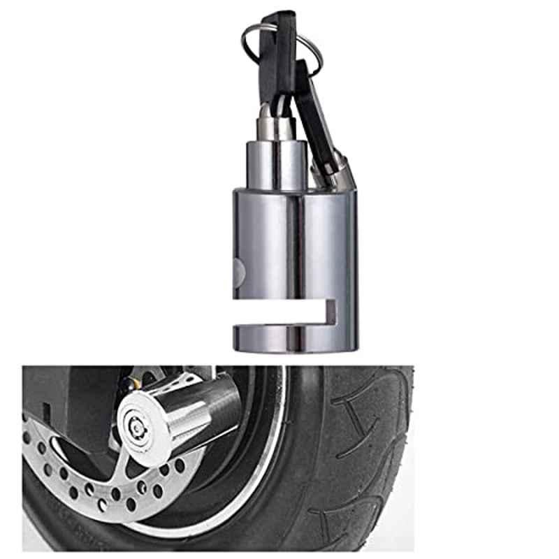 Buy Miwings Heavy Duty Anti Theft Motorcycle Stainless Disc Brake Locking  Mini Waterproof Portable Bike Security Disk Lock For Cycling Motorcycle  Accessories (Chrome Disk Lock) Online At Price ₹295