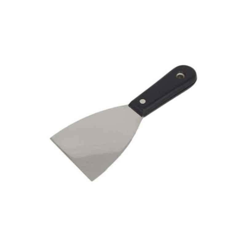 Roll Roy 1 inch Putty Knife with Black Plastic Handle, 180025