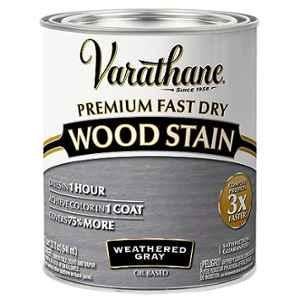 Rust-Oleum Varathane 269394 946ml Weathered Gray Oil Based Premium Fast Dry Wood Stain