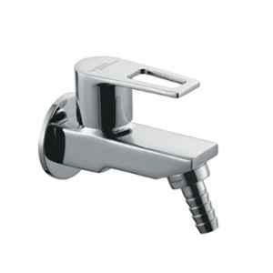 Hindware Aspiro Brass Chrome Finish Wall Mounted Bib Tap with Nozzle, F570040