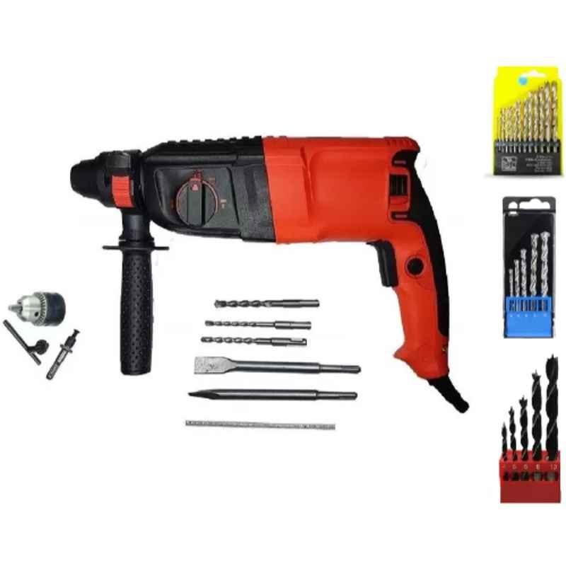 Buy Hillgrove 1200W 26mm Rotary Hammer Drill Machine with 5 Bits