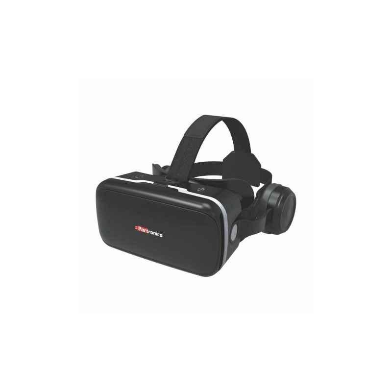 Portronics Saga Pro Black Virtual Reality Headset with Headphone, POR 824