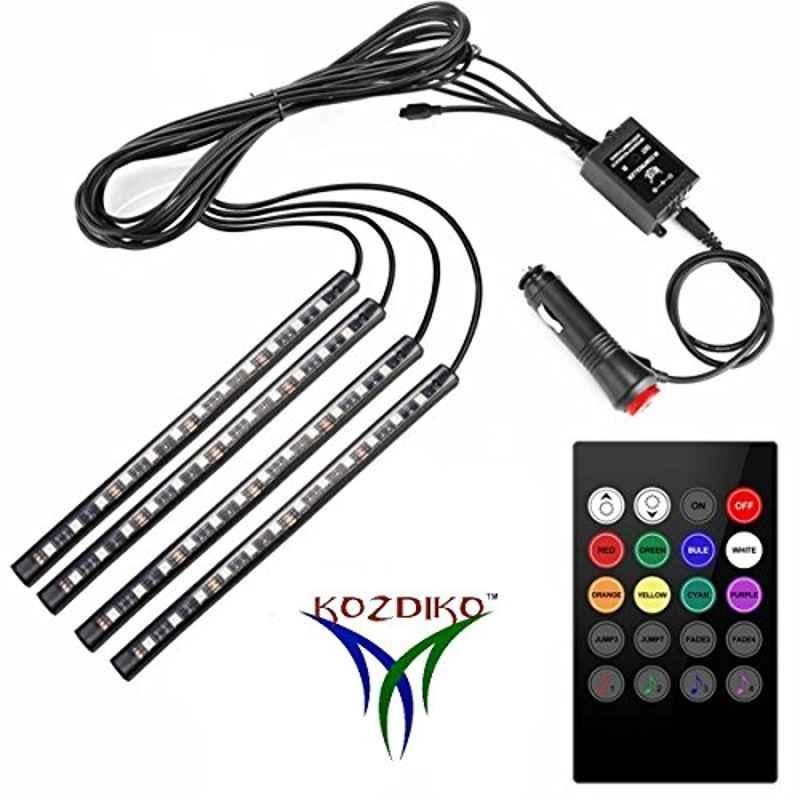 Buy Kozdiko 48 LED 12V RGB Music Controlled Car Interior