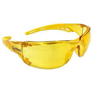 Venus E-306 AHC-AF Amber Lens Polycarbonate Frameless Safety Goggles with Anti Fog, UV Protection & Anti Scratch, 120113101