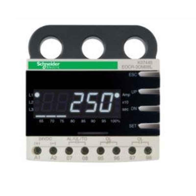 Schneider Electric EOCR 1NO+1NC Motor Protection Relay, 3DM2-WRDUW, Tripping Current: 0.5-60 A