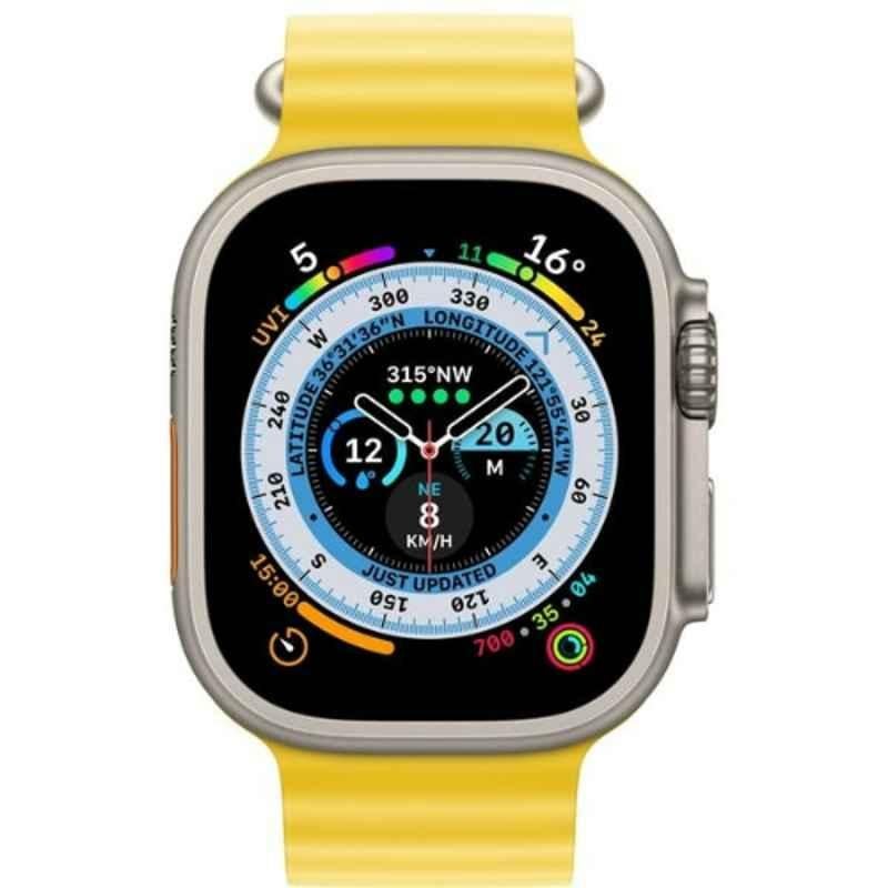 Apple Ultra 49mm Titanium Case GPS + Cellular Watch with Yellow Ocean Band