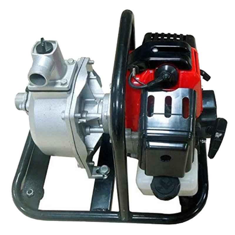 Greenleaf 1.5HP 43CC 1 inch Inlet & Outlet 2 Stroke Engine Petrol Operated Pump, WP-2ST-1