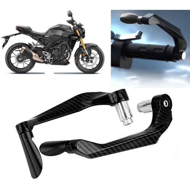 Auto Pearl 2 Pcs Aluminium Carbon Black Brake Clutch Lever Set for Honda CB300R