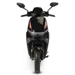 Amo Electric Bikes Brisk LI 25km/hr 60V Non RTO Black Electric Scooter with 60-70 km Per Charge Range