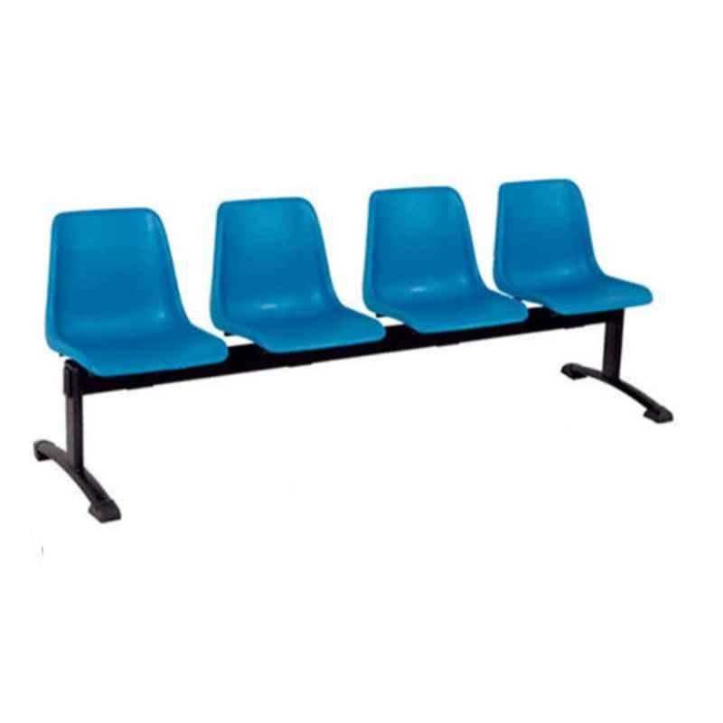 Wellsure Healthcare Plastic Four Seater Waiting Chair, WSH-1503