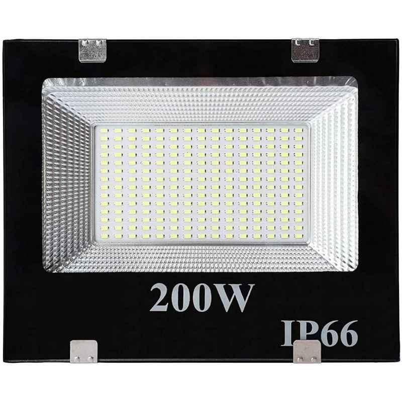 Gesto 200W 6000k Cool White IP66 Metal LED Flood Light, GFLD2001