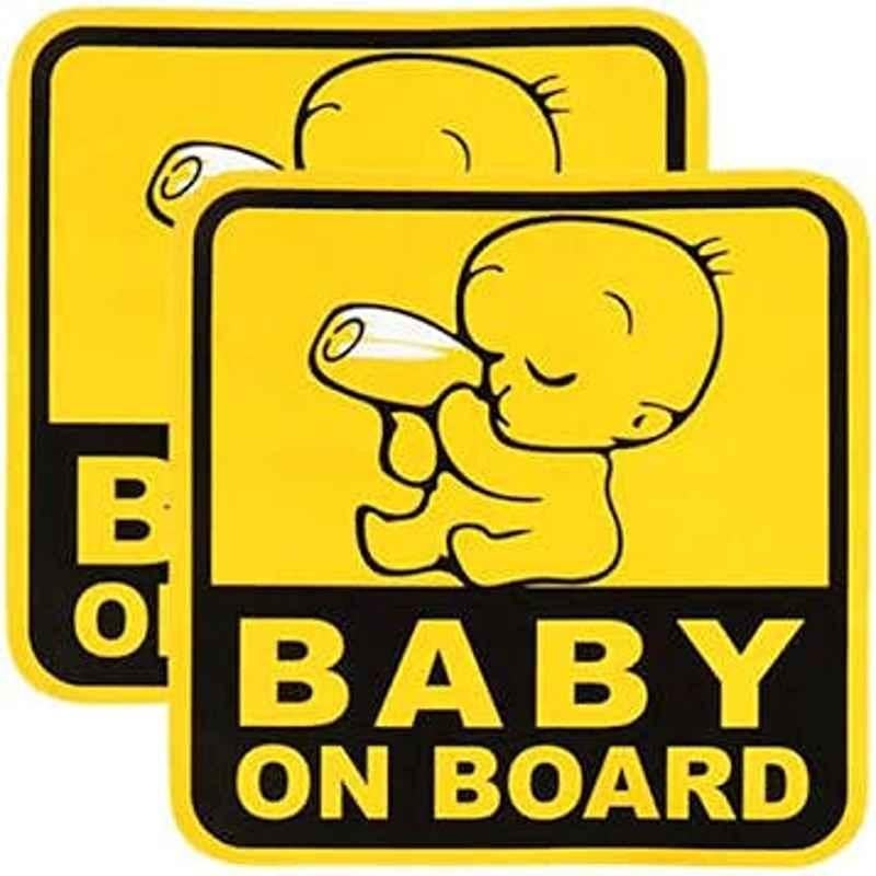Abbasali Baby On Board Sticker For Car