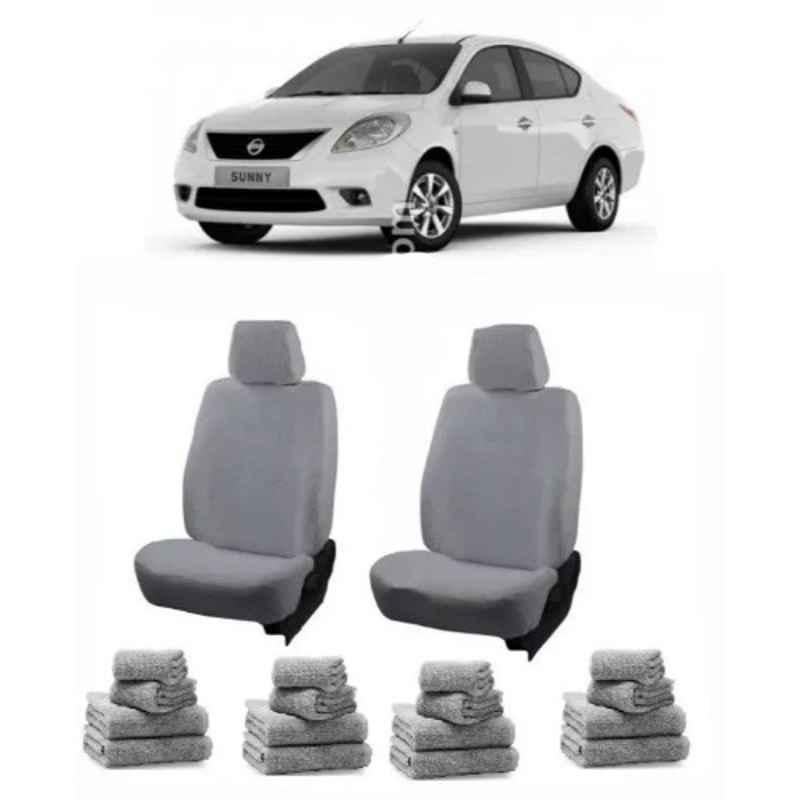 Oscar Grey Aut-Sn-4396 Towel 1 Pcs\\Set Nissan Sunny Car Seat Cover