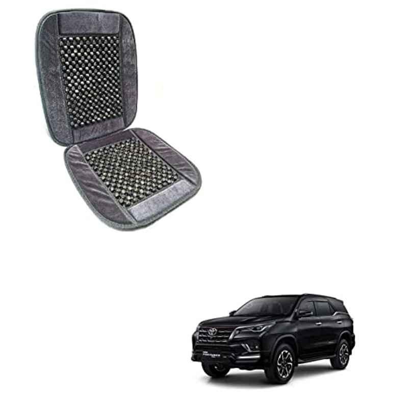Kozdiko Wooden Bead & Nylon Grey Seat Cover for Toyota Fortuner Legender 2021