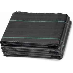 Singhal Premium 2x15m 90 GSM Polypropylene Black Sheet Mat for Garden Weed Control Barrier