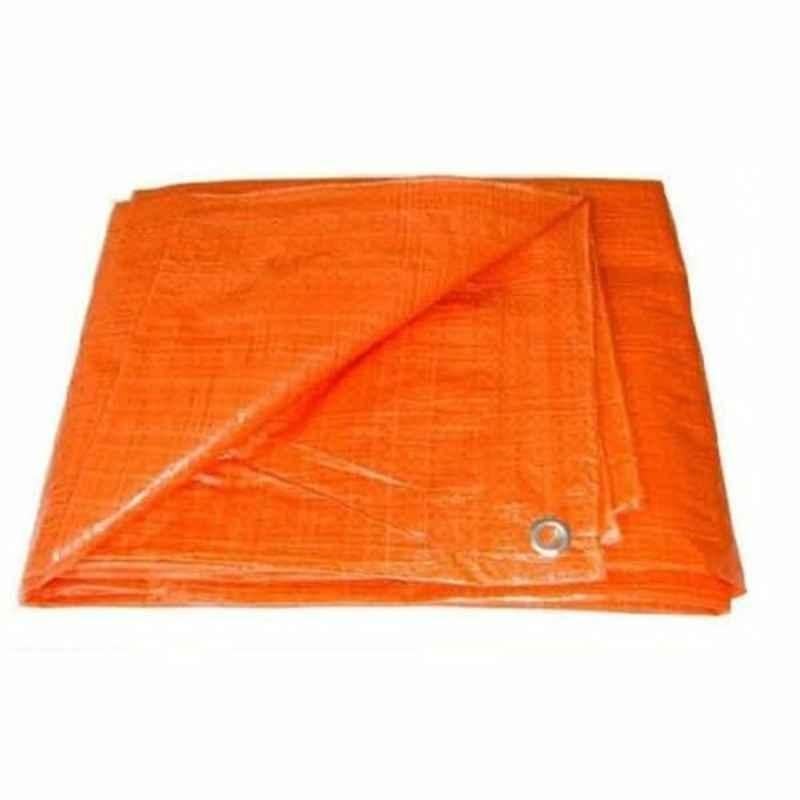 Apex 6.1x7.3m Orange Polyethylene Tarpaulin