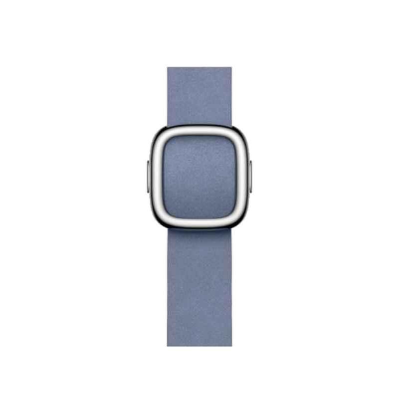 Apple MUHA3ZE/A 41mm FineWoven Lavender Blue Modern Buckle, Size: Small