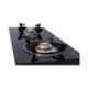 Good Flame BK Nano 2 Burners Manual Ignition Glass Gas Stove with ISI Quality Mark & 1 Year Warranty, GF031