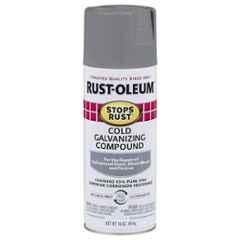 Rust-Oleum 7785830 454g Gray Stops Rust Cold Galvanizing Compund Zinc Coating Spay Paint