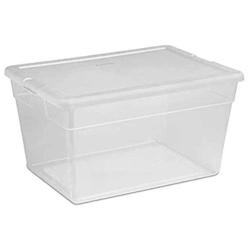 Sterilite 56 Quart Plastic Clear Storage Box