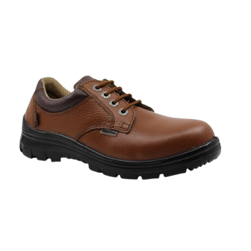 Blacksteel BS 9041 (BR) Leather Steel Toe Brown Safety Shoes, Size: 5