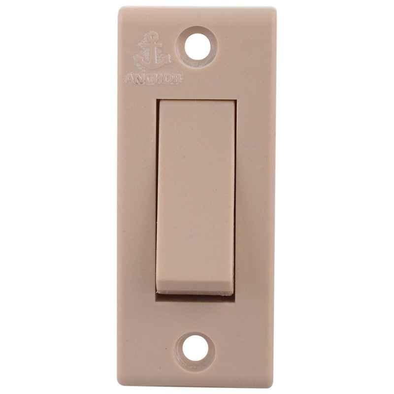 Anchor Penta Deluxe 6A 1 Way Ivory Switch, 50010, (Pack of 20)