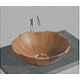 Uken (Pari-501) Imported Luxury European Style Designing Bathroom Sink/Wash Basin/Table Top (Pari-501) Brown