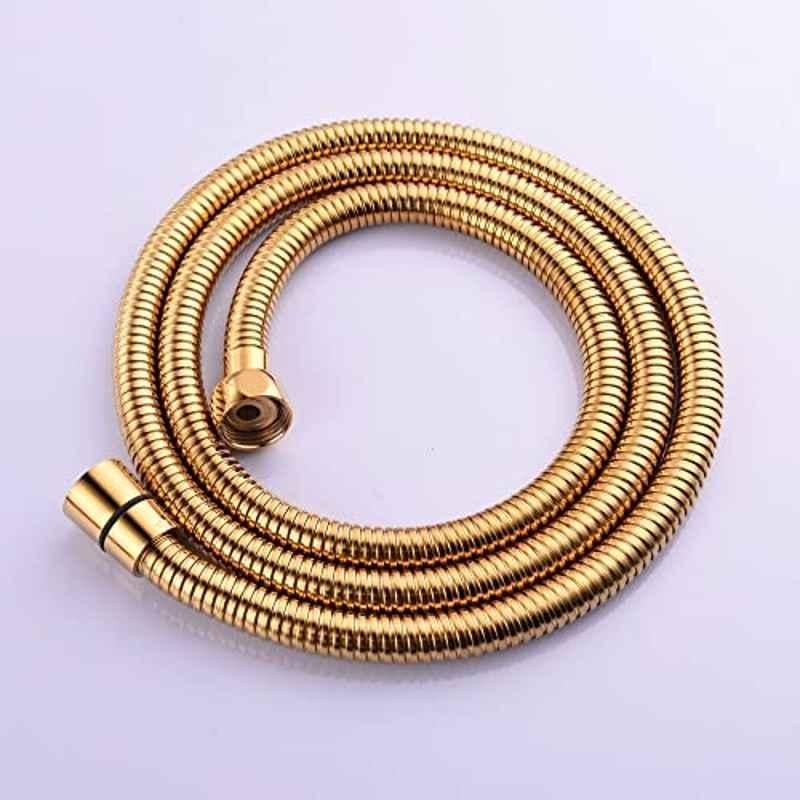 ZAP ZX2040 1.5m Stainless Steel 304 Gold Finish Flexible Shower Hose Pipe