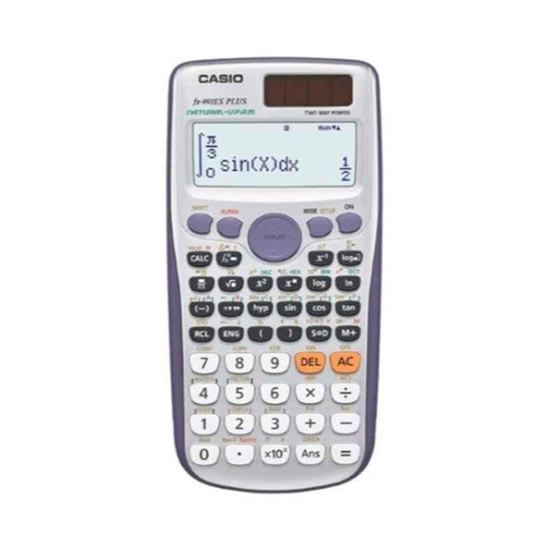 Casio FX 991 ES Plus 6 Silver 12 Digit Digital Scientific Calculator