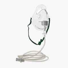 Wellstar Transparent Respirator Oxygen Mask for Adult, MM-17-9 (Pack of 9)