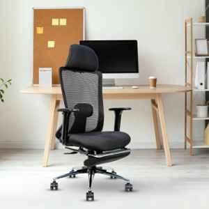 CELLBELL Ergoglide FT Mesh High Back Black Ergonomic Office Chair with Lumbar Support & Height Adjustable