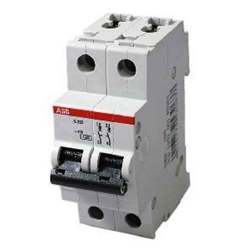 ABB 32A C Curve Double Pole Miniature Circuit Breakers, SH202M-C 32